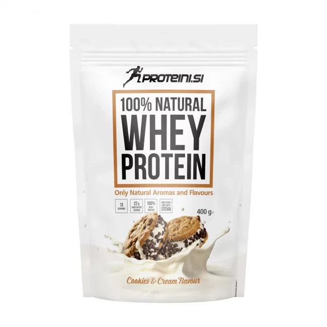 Proteini.Si Protein 100% Natural Whey, 400g, Cookies & Cream