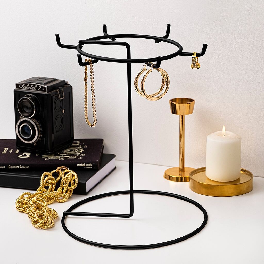 Aberto Design Držač za nakit TK-001-B, 22x28 cm, Crni