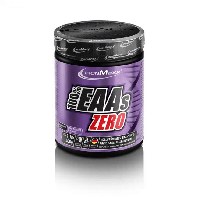 Ironmaxx EAAs 100% Zero, 500g, Šumsko voće