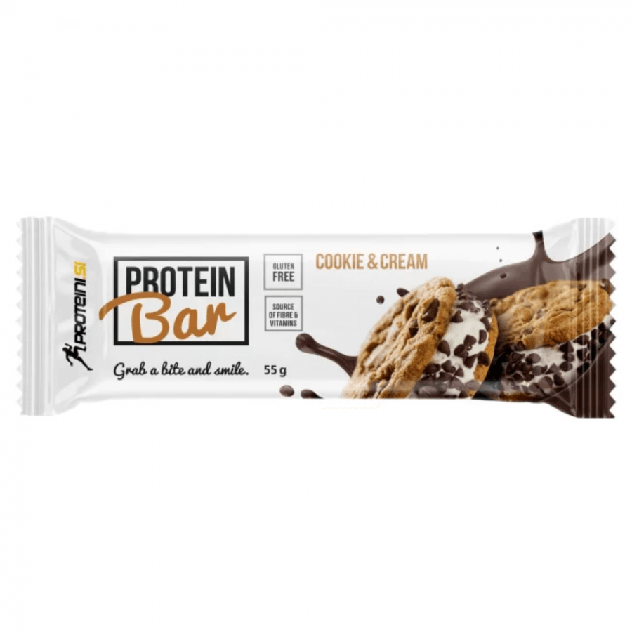 Proteini.Si Proteinska čokoladica, 55g, Cookie Cream