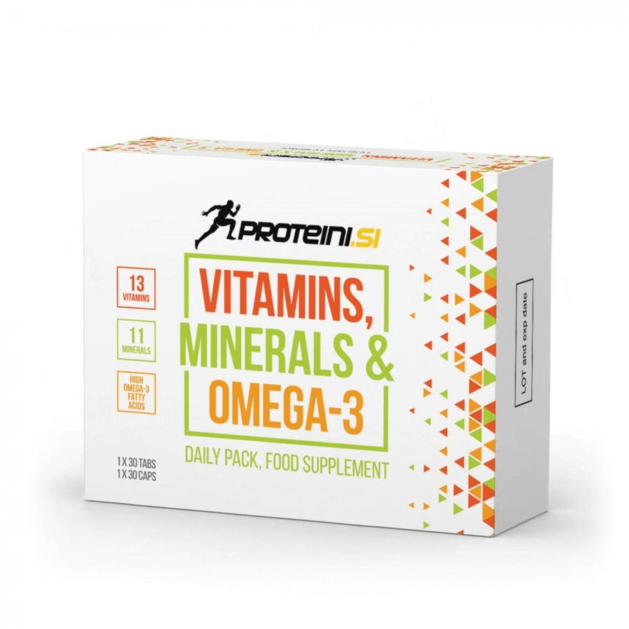 Proteini.Si Vitamini, Minerali i Omega 3, 30 tableta + 30 kapsula