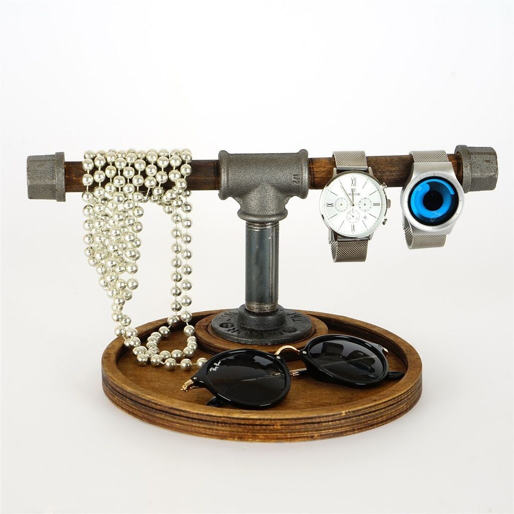 Aberto Design Držač za sat BORURAF268, 30x15x9 cm, Smeđa