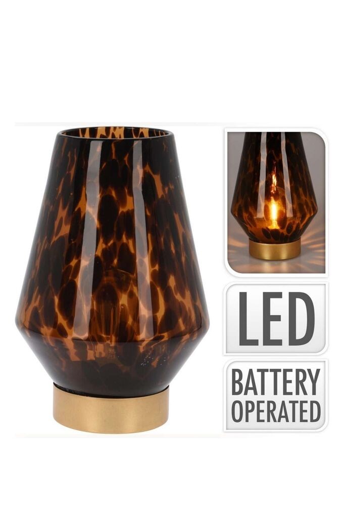 Millery Stolna lampa AC6007000, 24 cm, Smeđa