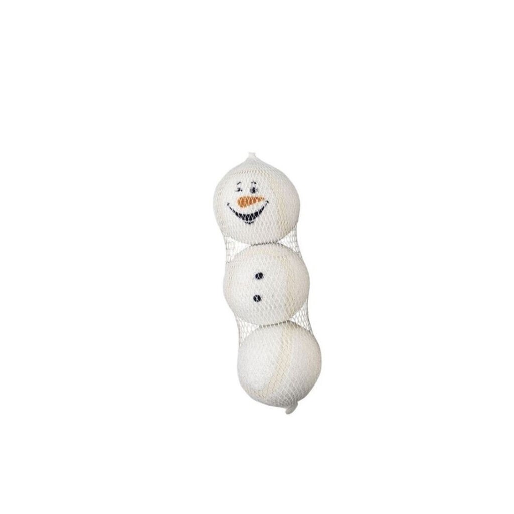 Nobby Igračke za pse Xmas Snowman, 3 Komada, 6cm, Bijele