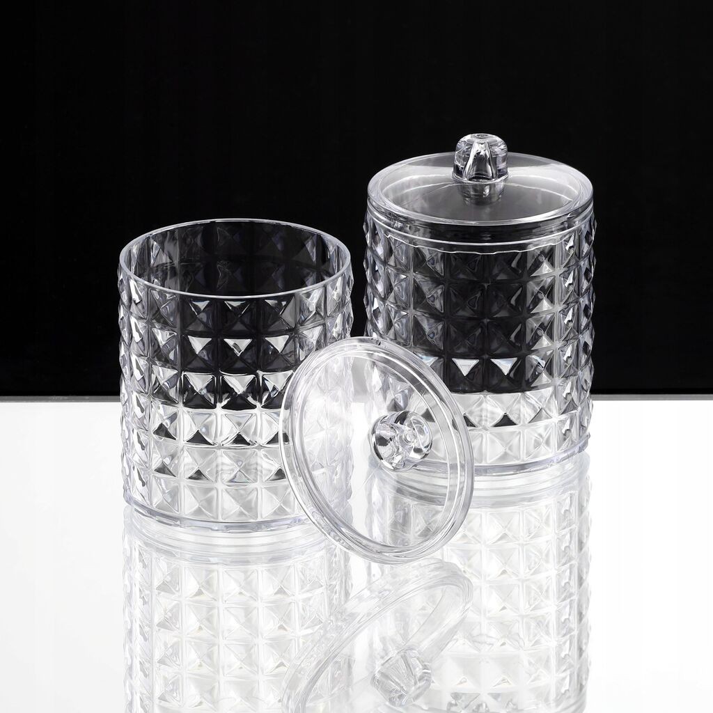 Milleryt Kozmetički organizer za vatice 027, Providni