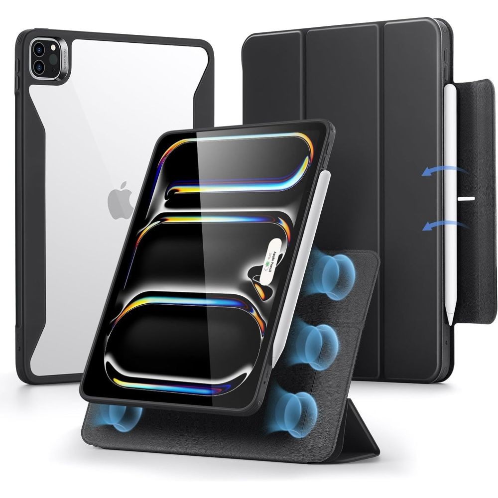 ESR Magnetska futrola za Ipad Pro 2024 Rebound Hybrid, Crna