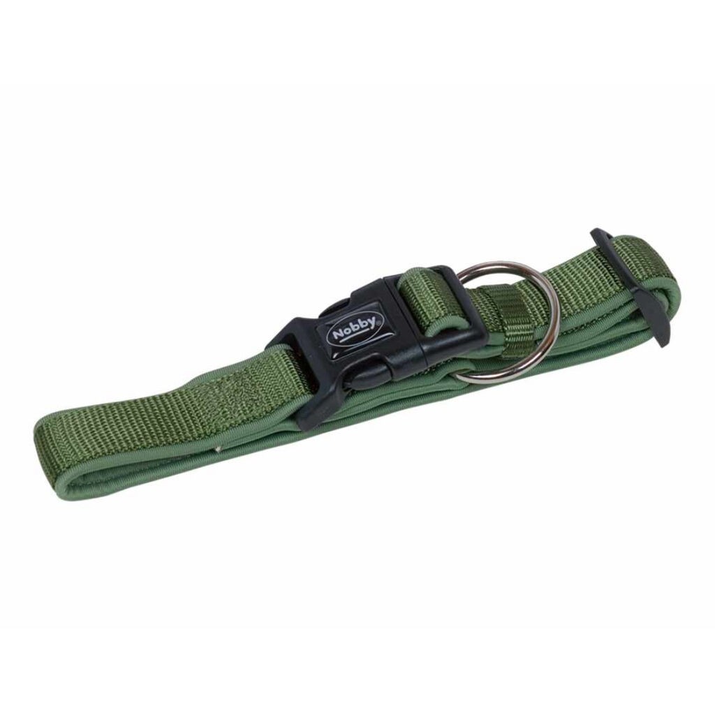 Nobby Ogrlica za pse Classic Preno, Maslinasta