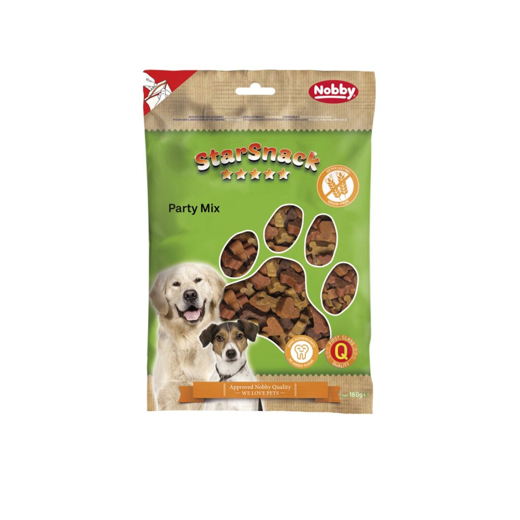 Nobby Poslastice za pse Starsnack Party Mix, Bez žitarica, 180g