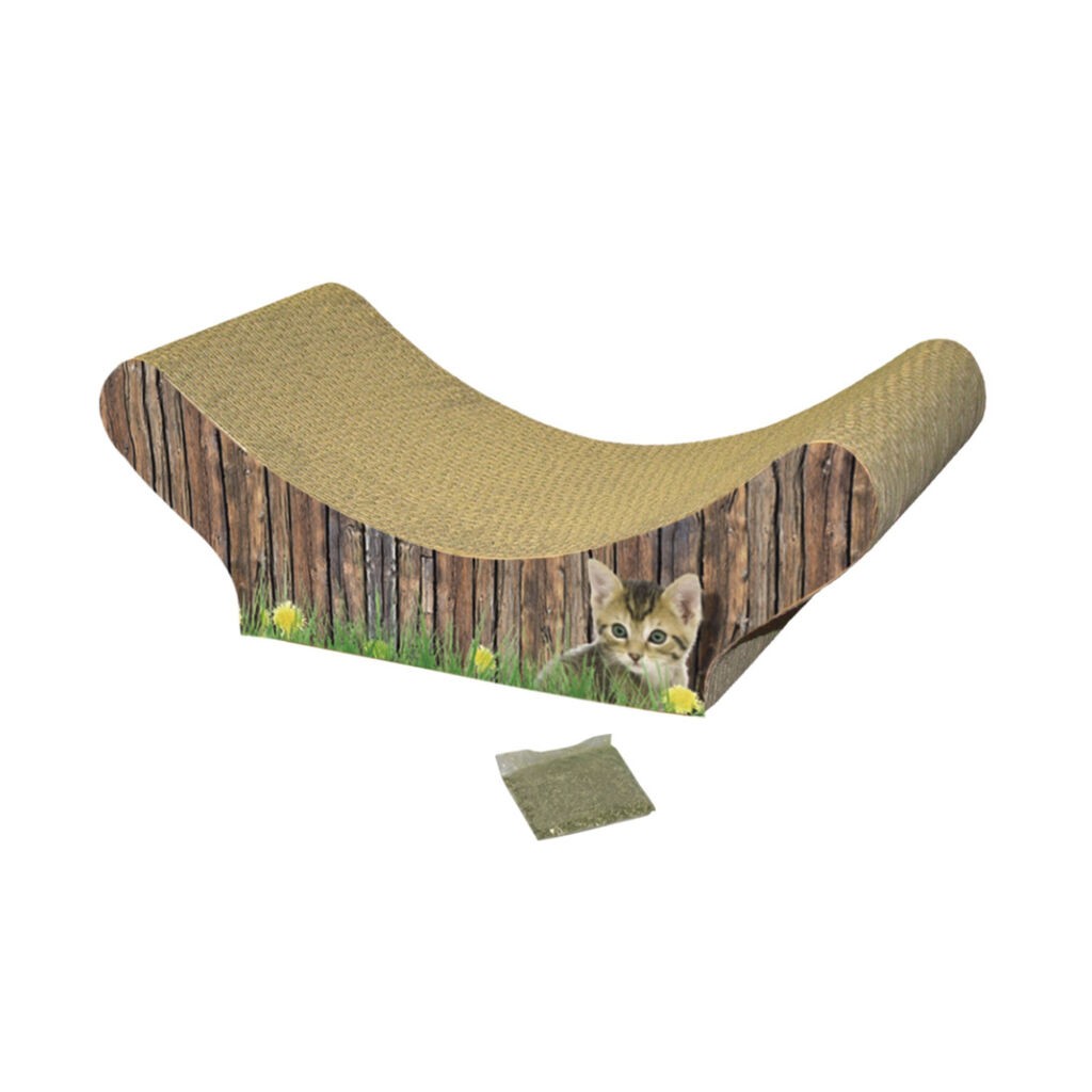 Nobby Grebalica za mačke Wave, 47x21x17cm, Smeđa