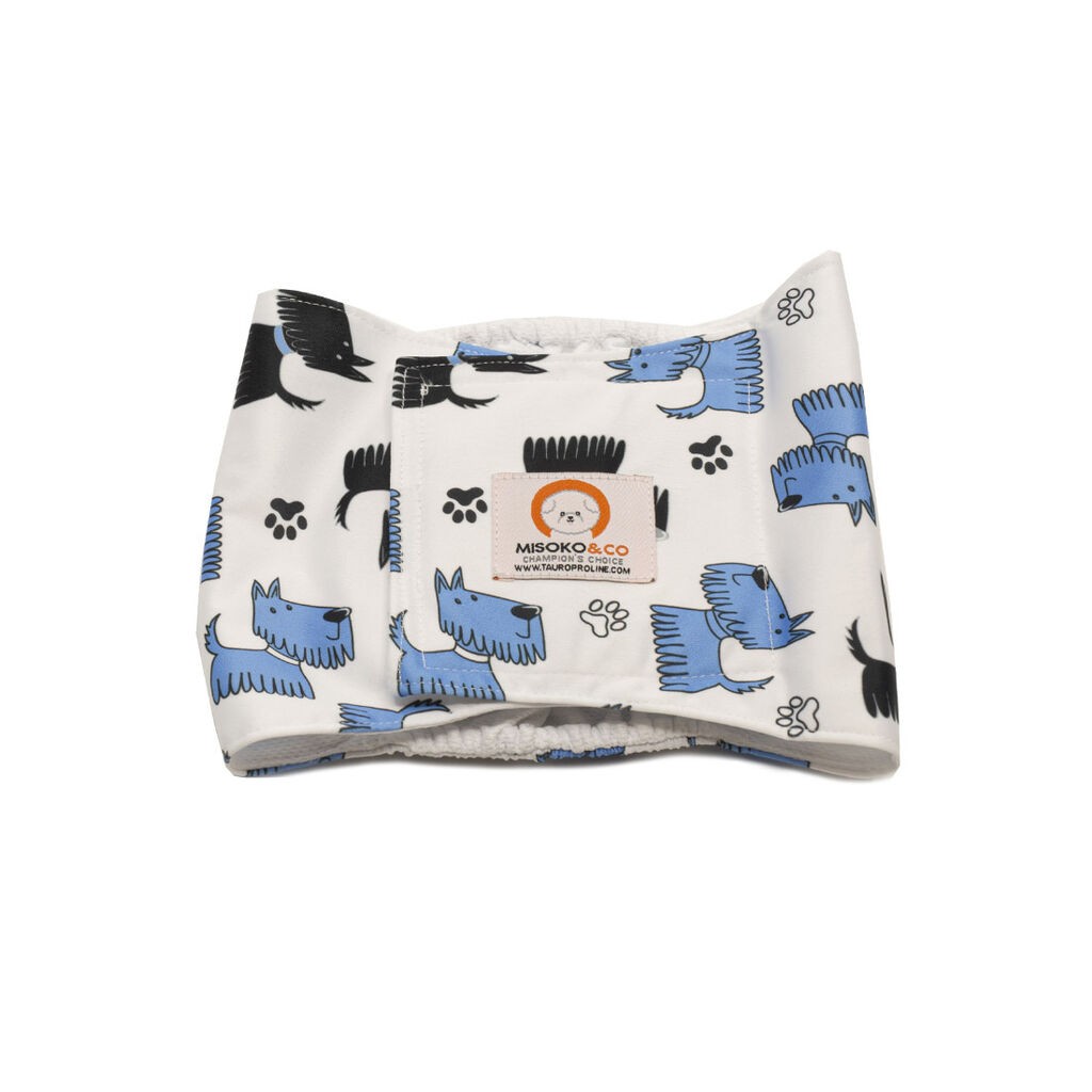 Misoko Pelene za ženke, višekratne, Bijelo-plave