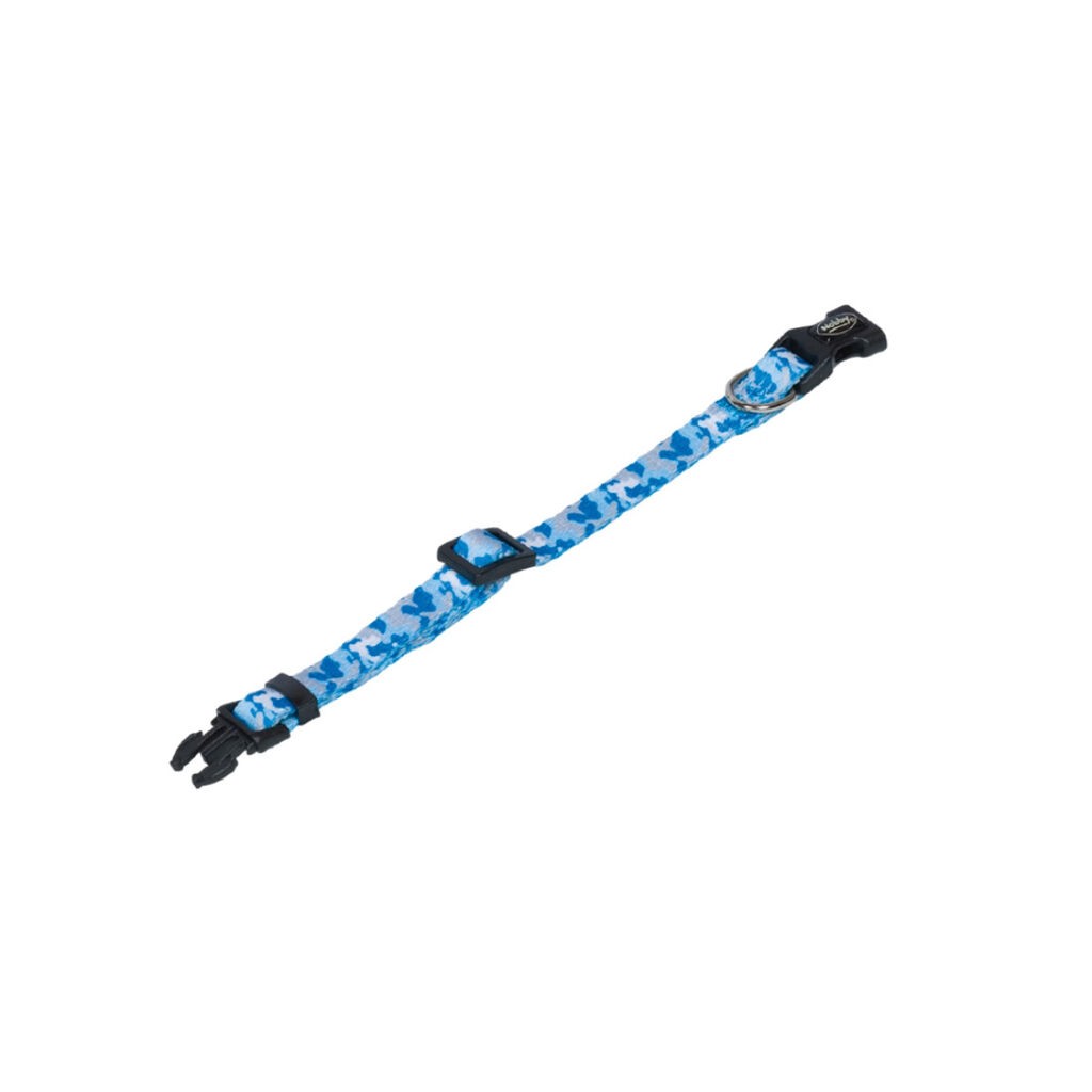Nobby Ogrlica za pse Camouglage, 10mm, Plava