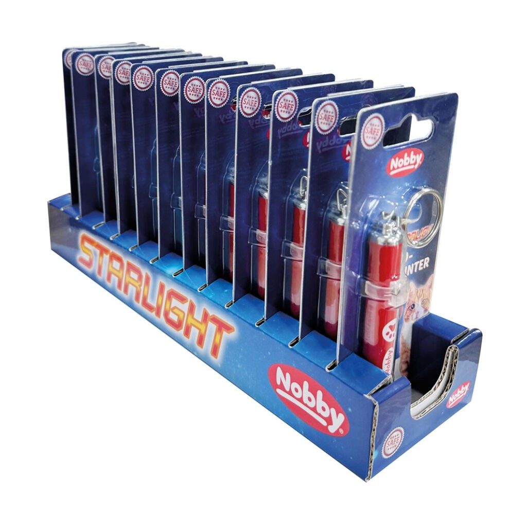 Nobby Igračka za mačke Laser Led Paw, Crna