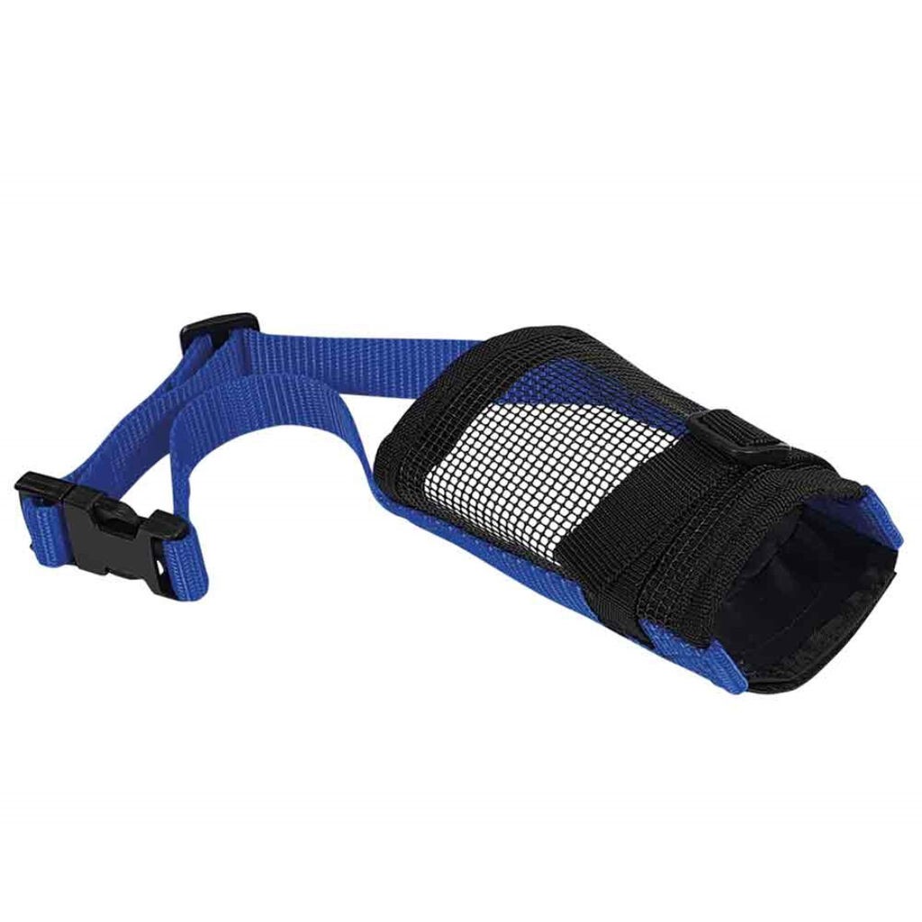 Nobby Podešavajuća brnjica za pse, Crno-Plava