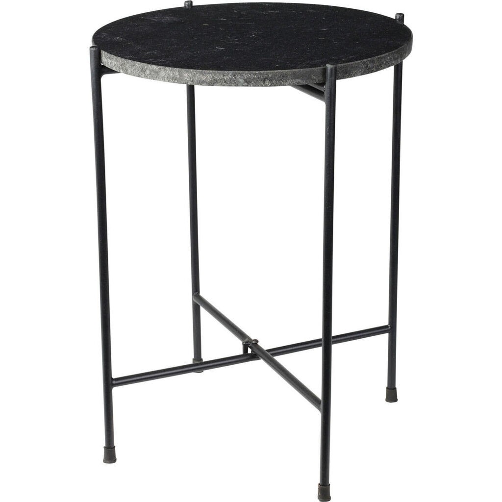 Millery Pomoćni stolić mermer A71100010, Crni