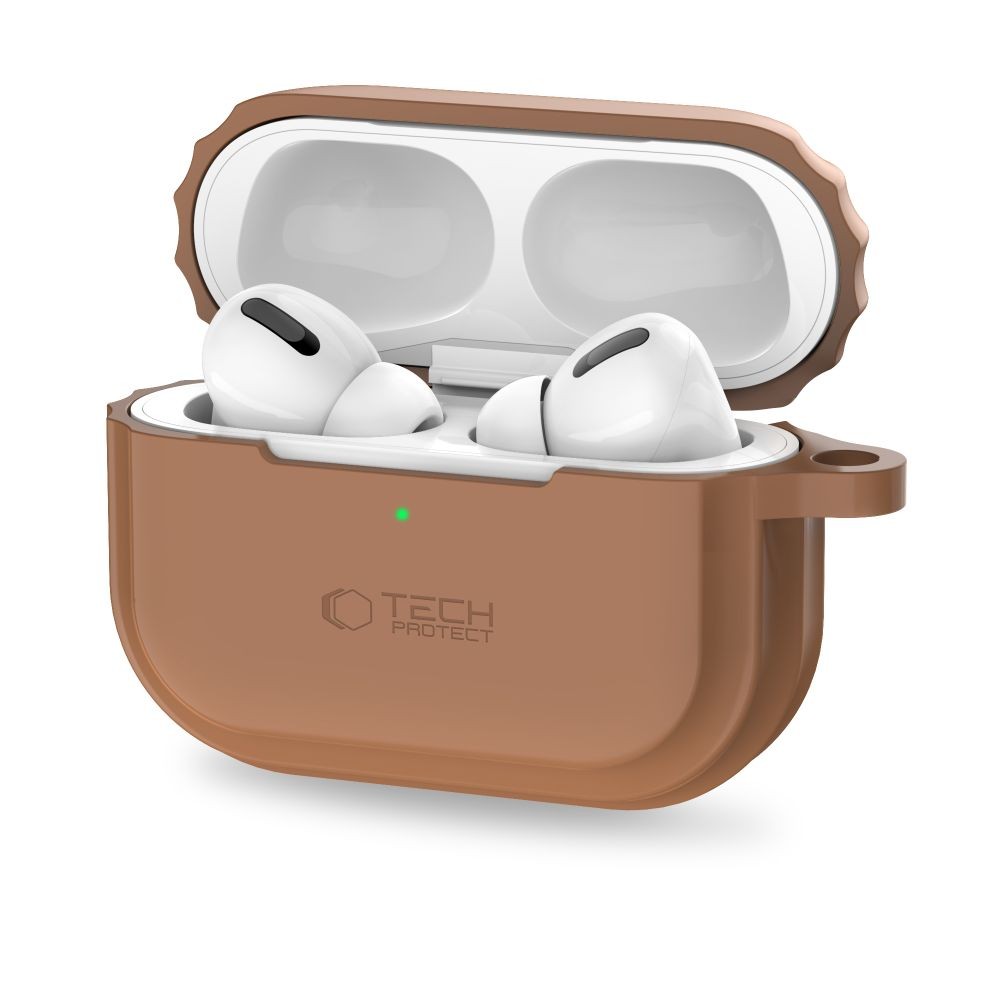 Tech-Protect Zaštita za Apple Airpods Pro 1 / 2 Silicone Rope, Braon
