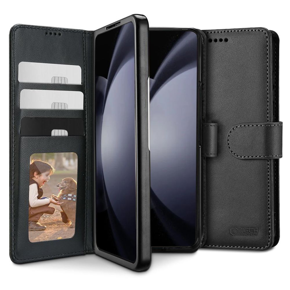 Tech-Protect Futrola za mobilni telefon Galaxy Z Fold 6 Wallet, Crna