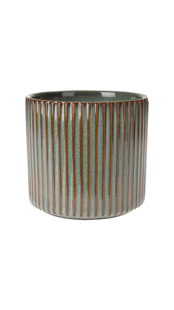 Millery Saksija za cvijeće Zeleni embos BP2000520, 14x13 cm, Zelena