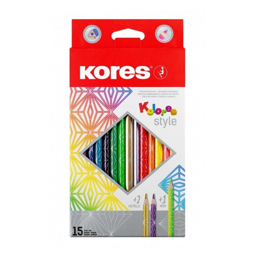 Kores drvene bojice, 15 komada