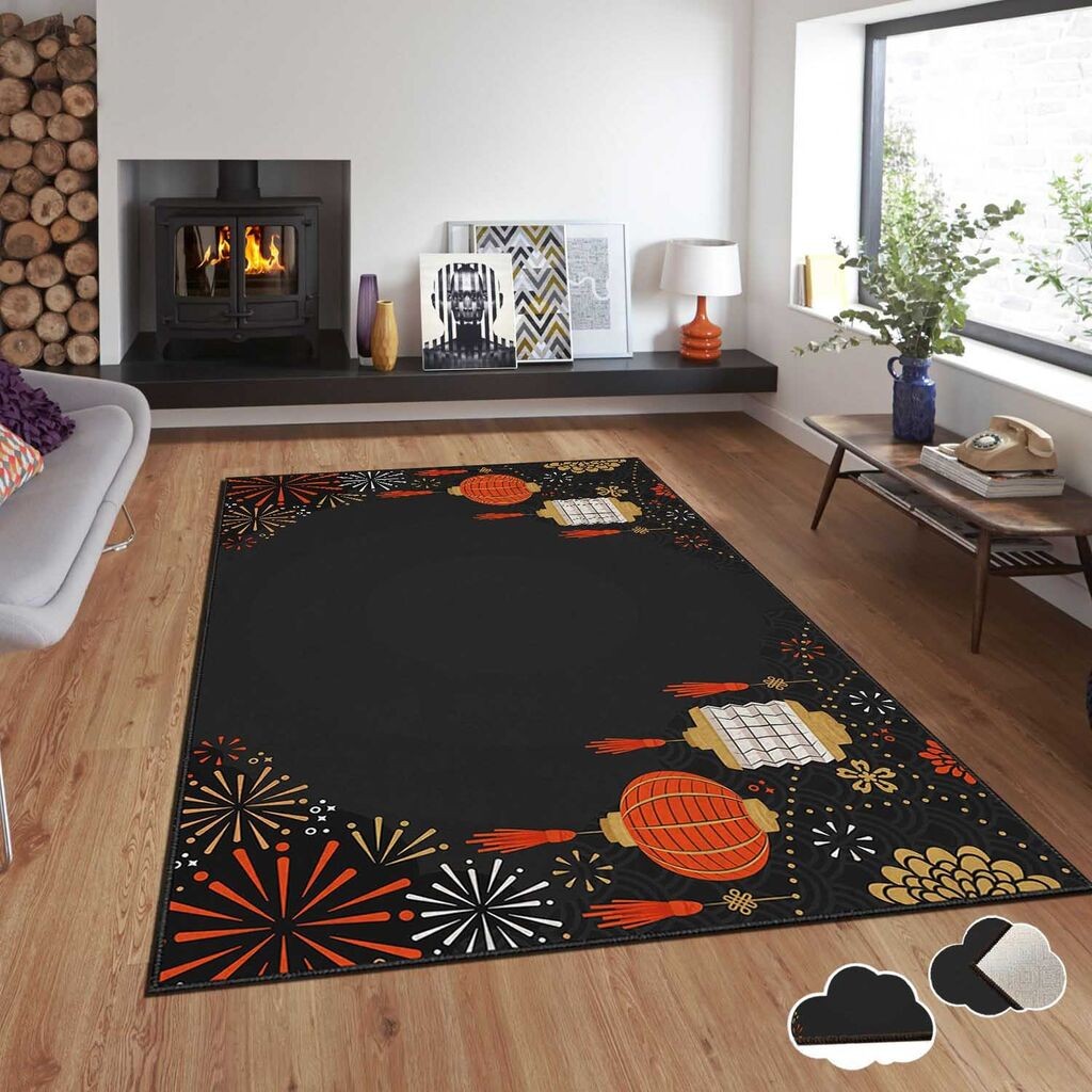 Conceptum Hypnose tepih s novogodišnjim motivima Asr-Crpt-80, Pravougaoni, 180 x 280 cm, Šareni