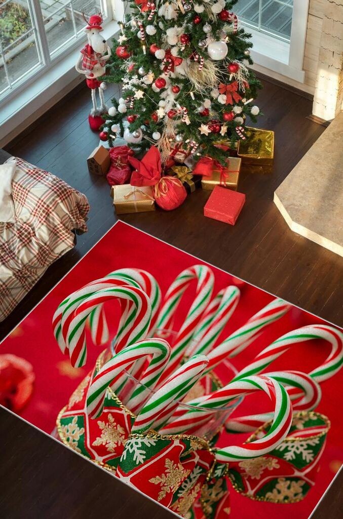 Conceptum Hypnose tepih s novogodišnjim motivima Chr_7, pravokutni, 80 x 140 cm, šareni