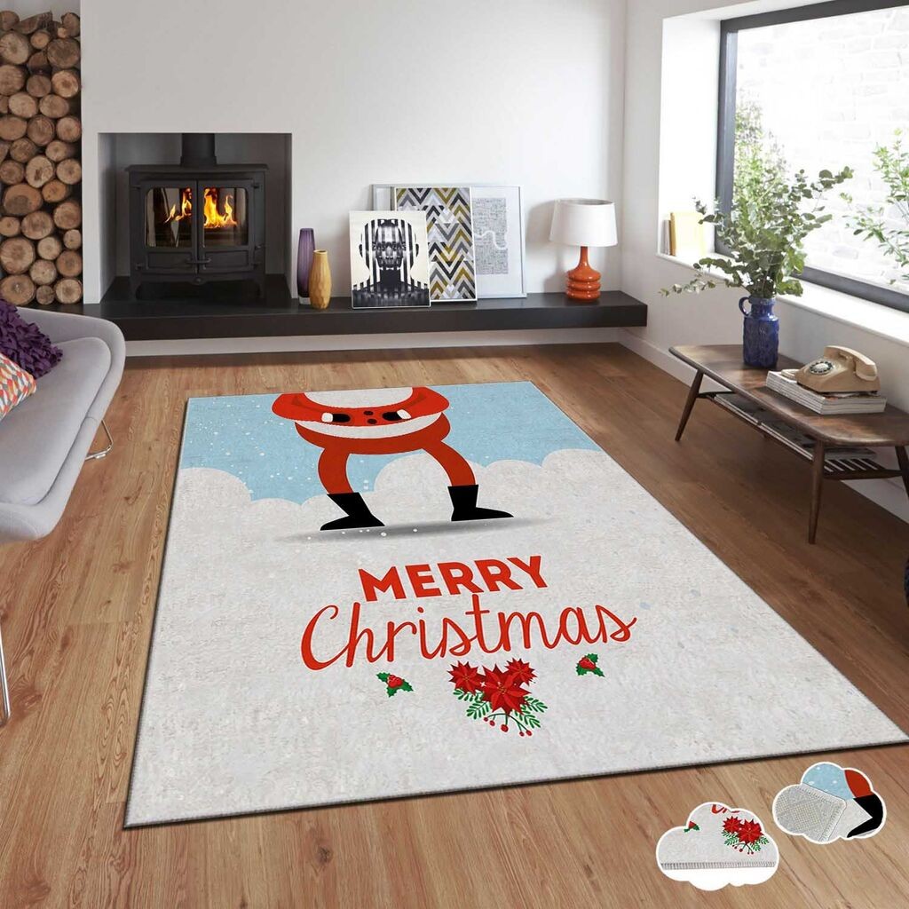 Conceptum Hypnose tepih s novogodišnjim motivima Asr-Crpt-83, Pravougaoni, 180 x 280 cm, Šareni