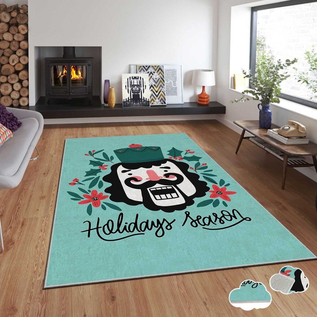 Conceptum Hypnose Tepih sa novogodišnjim motivima Asr-Crpt-23, Pravougaoni, 160 x 230 cm, Šareni