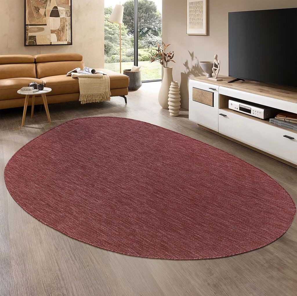 Conceptum Hypnose Carpet Theme 9039, Ovalan, 120 x 180 cm, Bordeaux