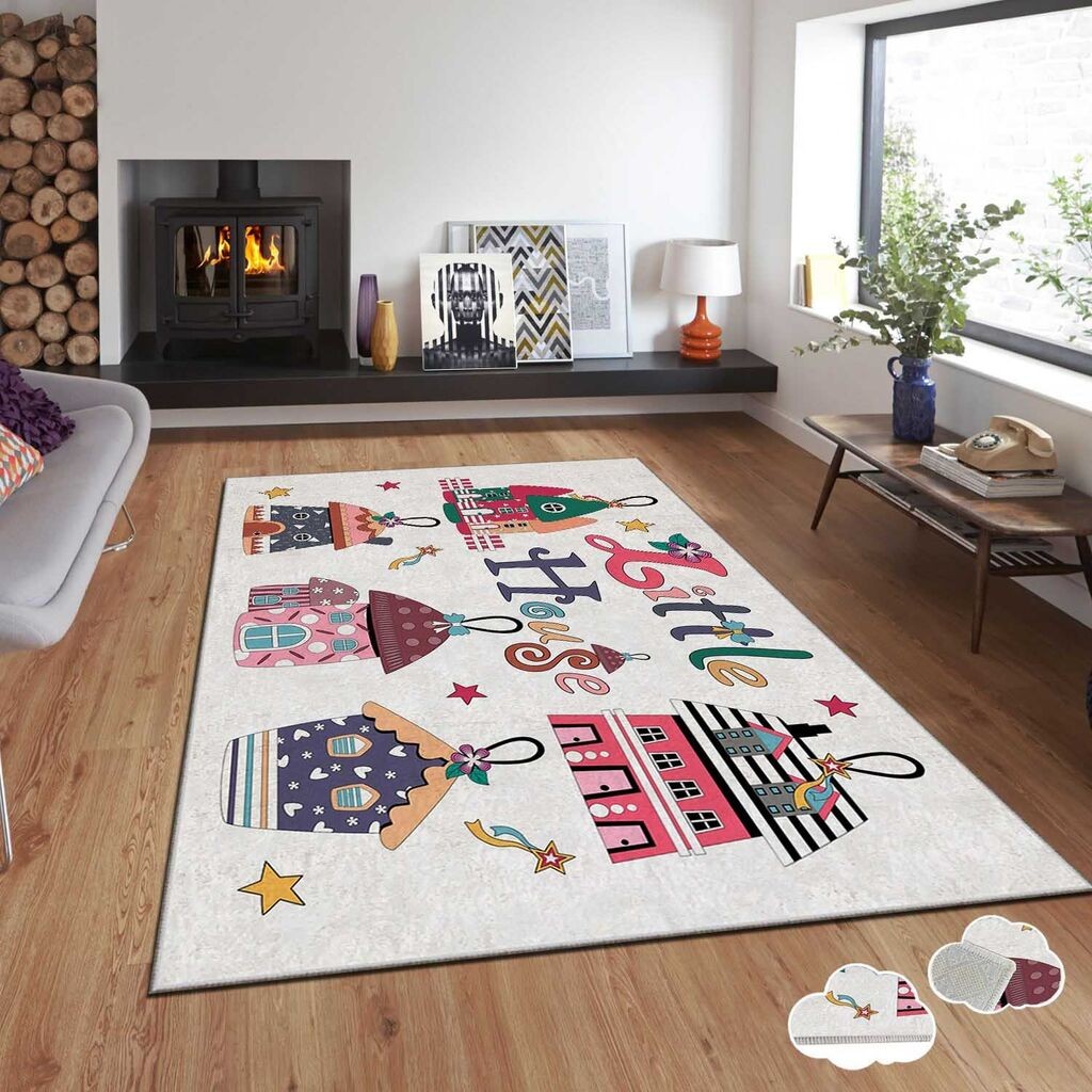 Conceptum Hypnose tepih s novogodišnjim motivima Asr-Crpt-39, Pravougaoni, 100 x 180 cm, Šareni