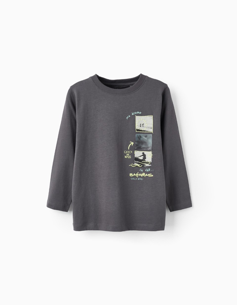 Zippy Majica za dječake, Tamnosiva