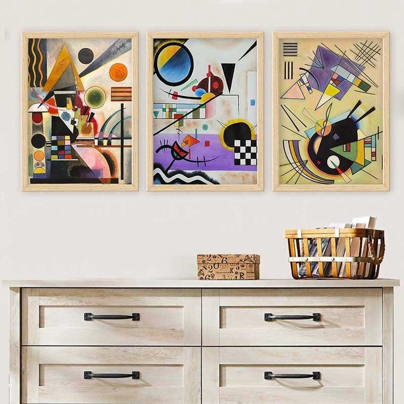 Wallity Set uramljenih slika 3NTC_UN84644, 3 dijela