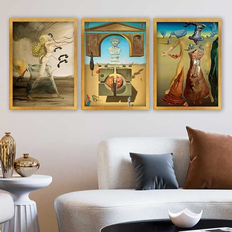 Wallity Set uramljenih slika 3AC_UN1385243, 3 dijela