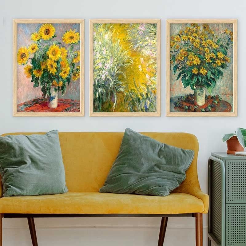 Wallity Set uramljenih slika 3NTC_UN547262, 3 dijela