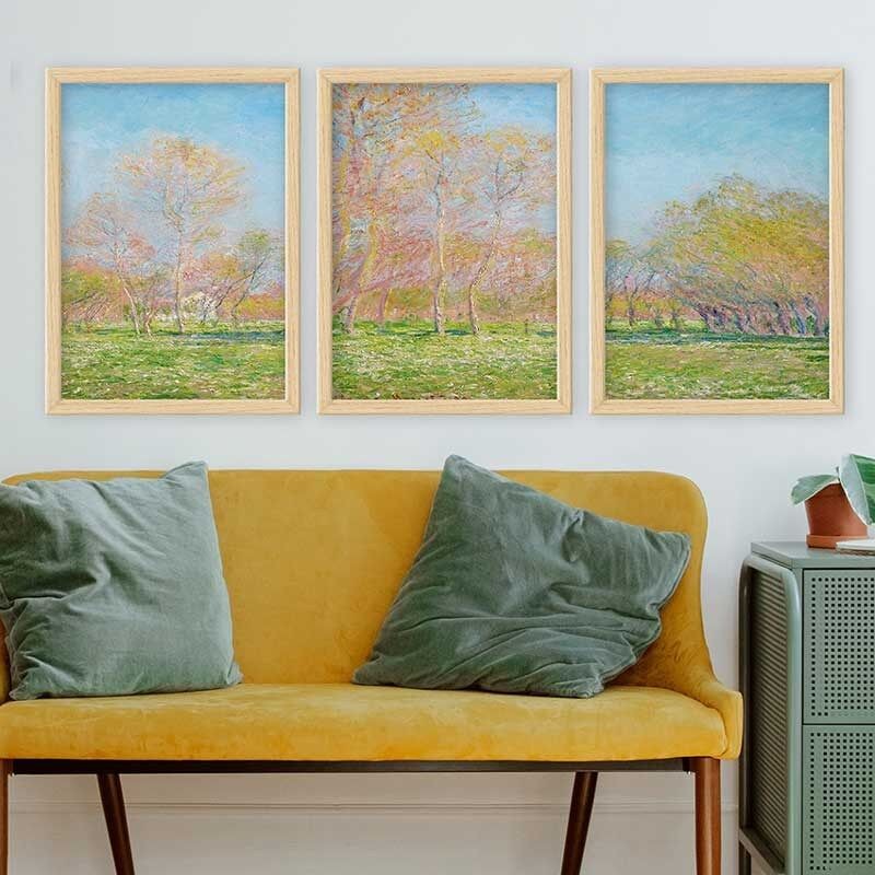 Wallity Set uramljenih slika 3NTC_UN3896329, 3 dijela