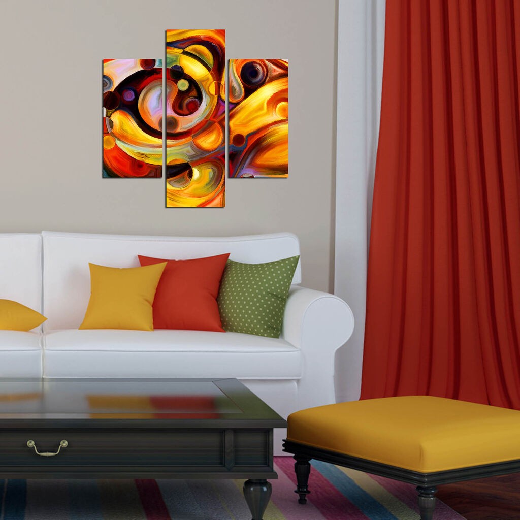 Wallity set slika 3MDF-090, 3 dijela