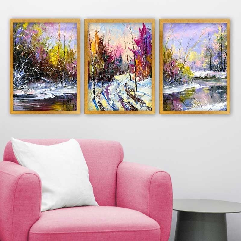 Wallity Set uramljenih slika 3AC_6541785, 3 dijela