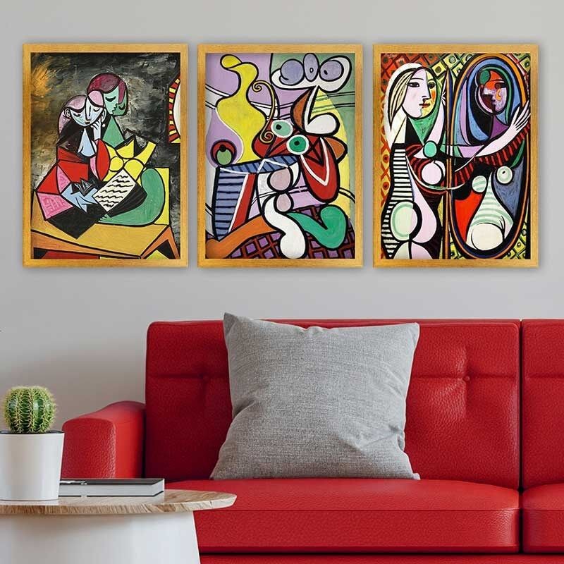 Wallity Set uramljenih slika 3AC_UNPP01, 3 dijela