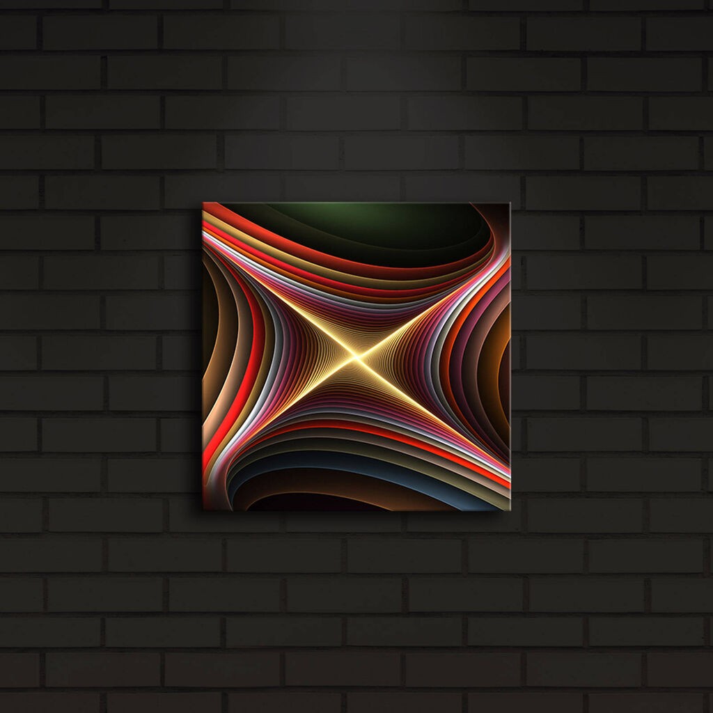 Zidna slika sa LED osvetljenjem 2828IACT-1, 28x28 cm