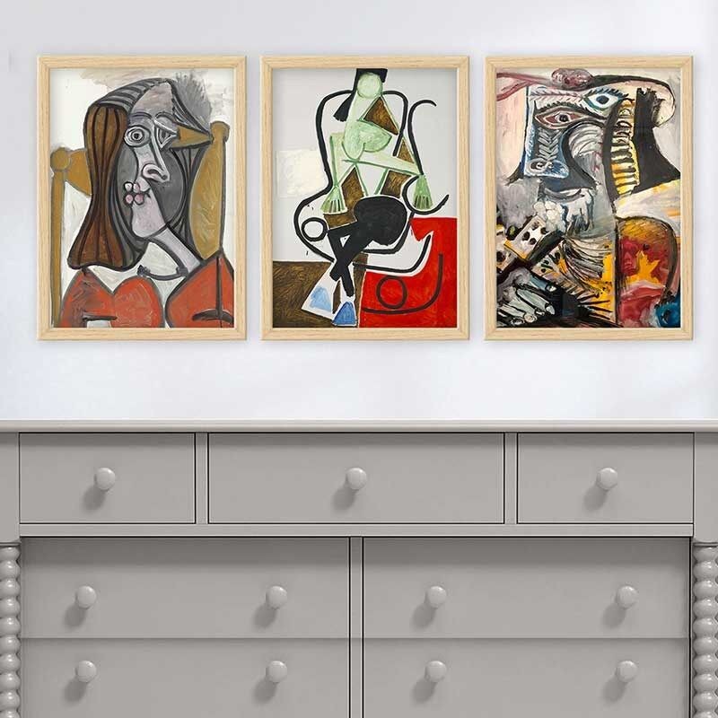 Wallity Set uramljenih slika 3NTC_UNPP10, 3 dijela