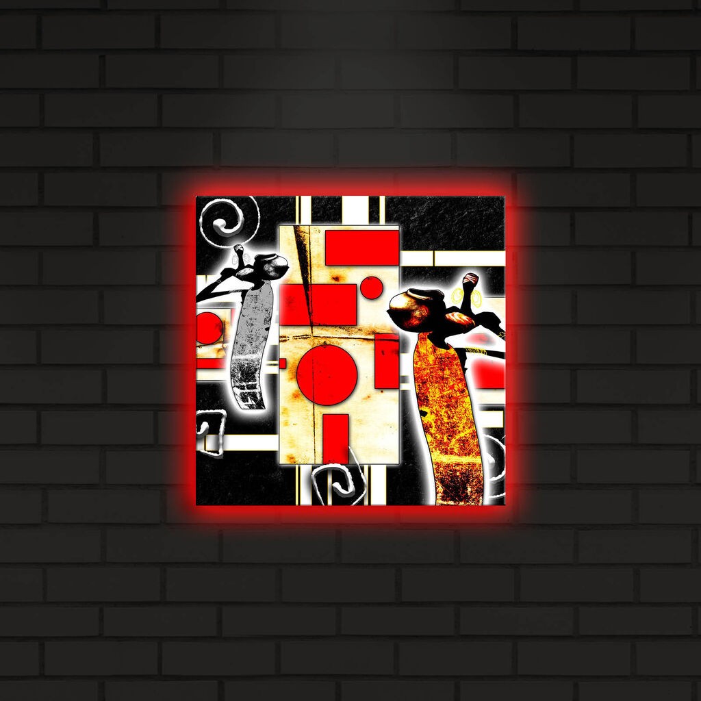 Zidna slika sa LED osvetljenjem 2828DACT-11, 28x28 cm