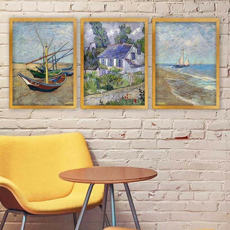 Wallity Set uramljenih slika 3AC_UN3864925, 3 dijela