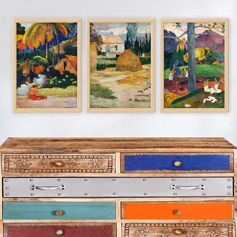 Wallity Set uramljenih slika 3NTC_UN3897173, 3 dijela