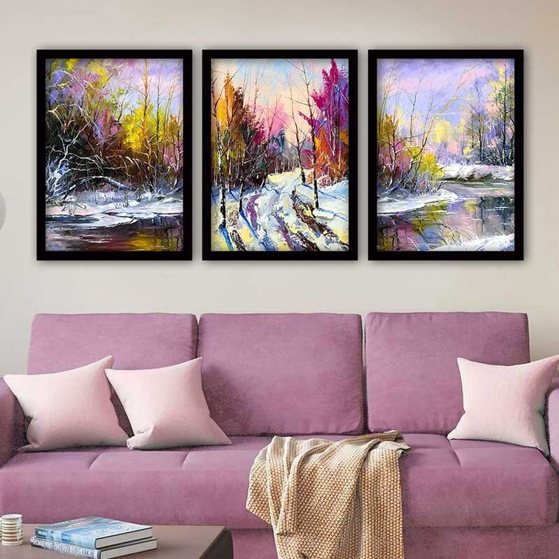 Wallity Set uramljenih slika 3SC_6541785, 3 dijela