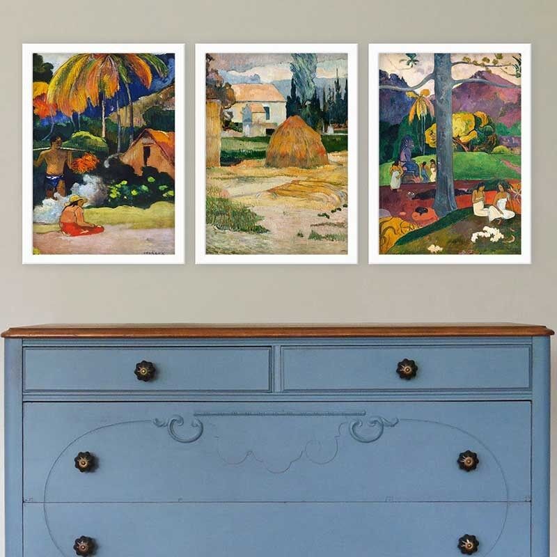 Wallity Set uramljenih slika 3BC_UN3897173, 3 dijela