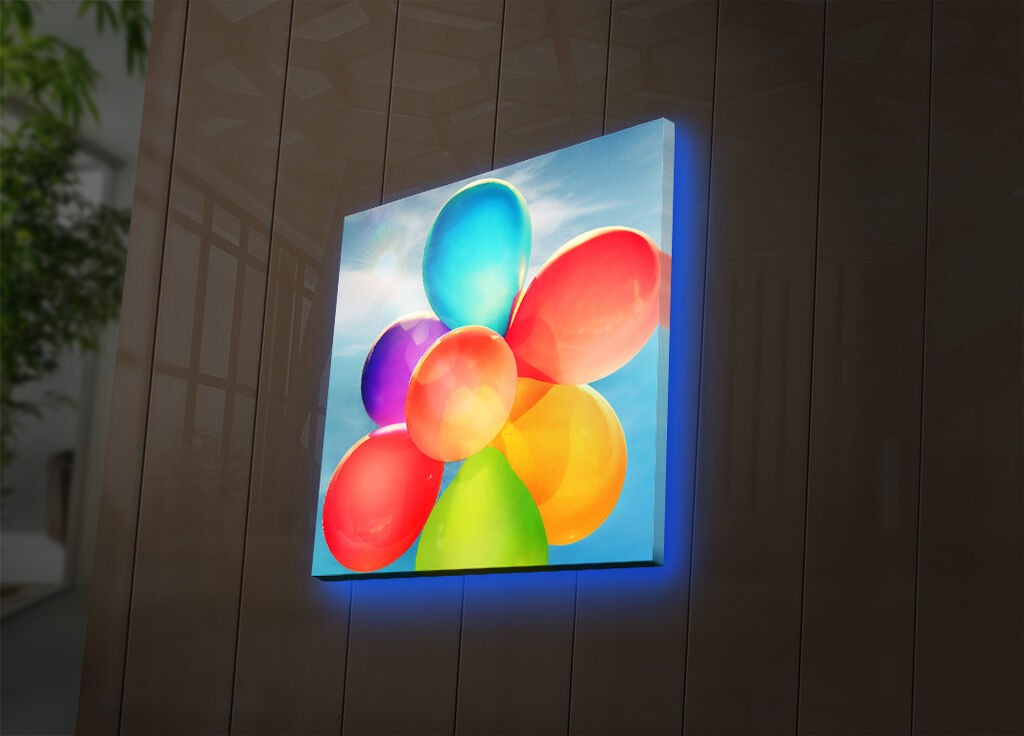 Zidna slika sa LED osvetljenjem 2828DACT-35, 28x28 cm