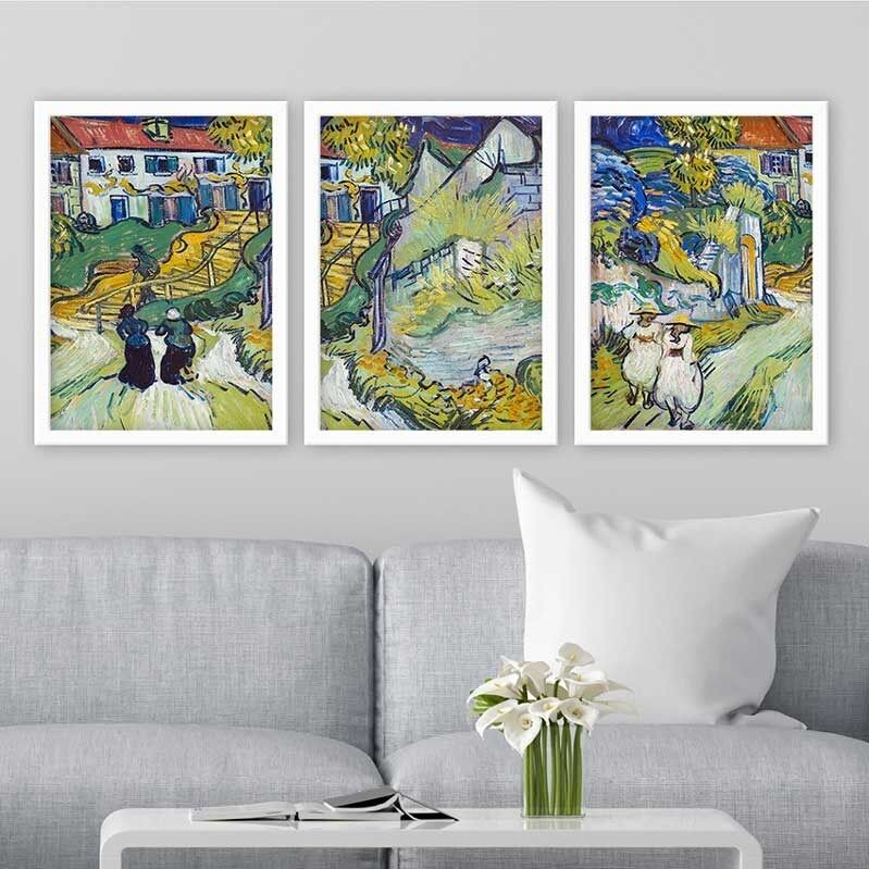 Wallity Set uramljenih slika 3BC_UN3868302, 3 dijela