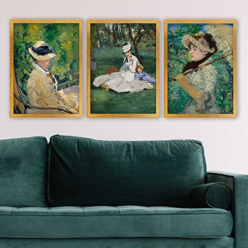 Wallity Set uramljenih slika 3AC_UN145358, 3 dijela