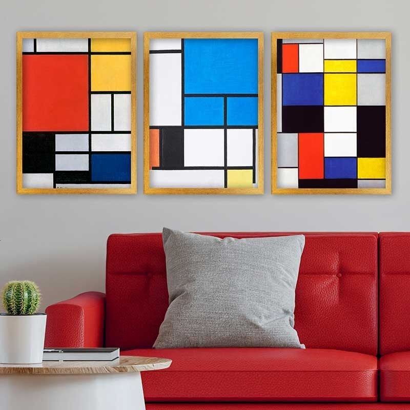 Wallity Set uramljenih slika 3AC_UN3219929, 3 dijela