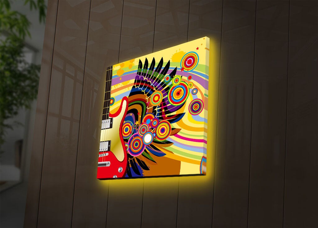 Zidna slika sa LED osvetljenjem 2828DACT-30, 28x28 cm