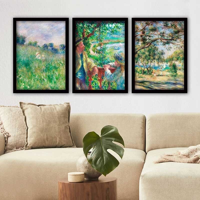 Wallity Set uramljenih slika 3SC_UN895095, 3 dijela