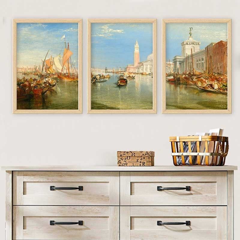 Wallity Set uramljenih slika 3NTC_UN5666, 3 dijela